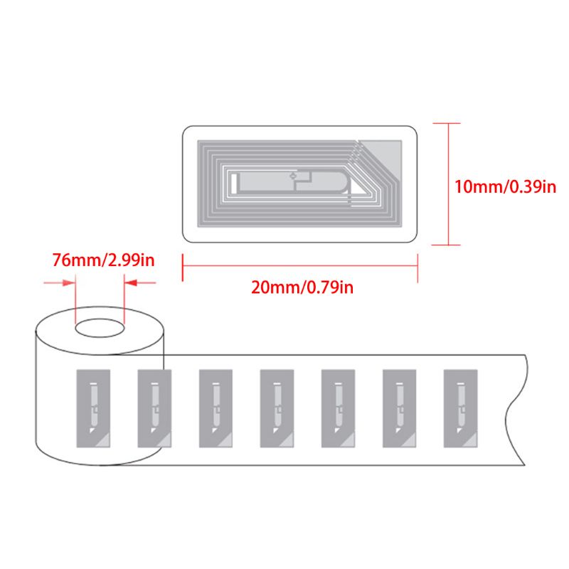 HF高頻UHF超高頻NFC電子標(biāo)簽倉儲物流追蹤管理標(biāo)簽3